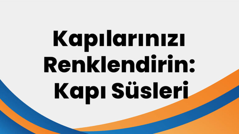 hobby design kapı süsleri