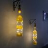 Dekoratif Şişe Aplik Boyama Aydınlatma Peri Led Gold
